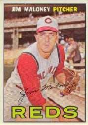 1967 Topps Baseball Cards      080      Jim Maloney